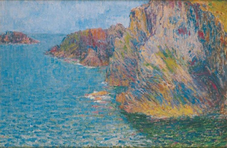 John Peter Russell La Pointe de Morestil par mer calme